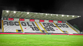 Ascoli, la Juve Stabia a inizio stagione allo stadio Del Duca